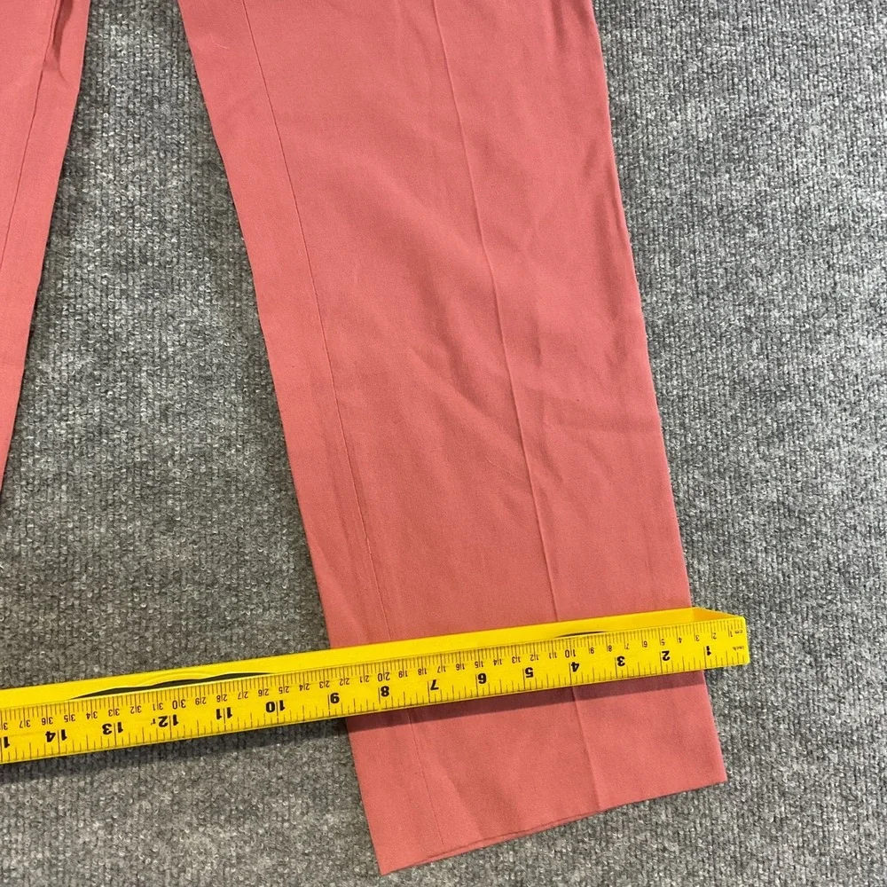 Lauren Ralph Lauren 34x30 Dress Pants Mens Salmon Pink Flat Front Classic Fit Bu